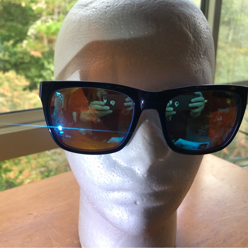 Sperry Black Sunglasses with Blue Lenses